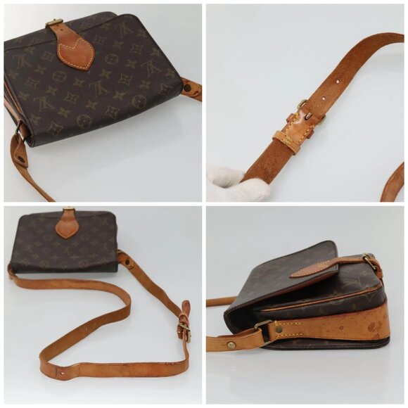 LOUIS VUITTON Monogram Cartouchiere MM Shoulder Bag M51253 LV Auth BA3758 - Picture 16 of 16